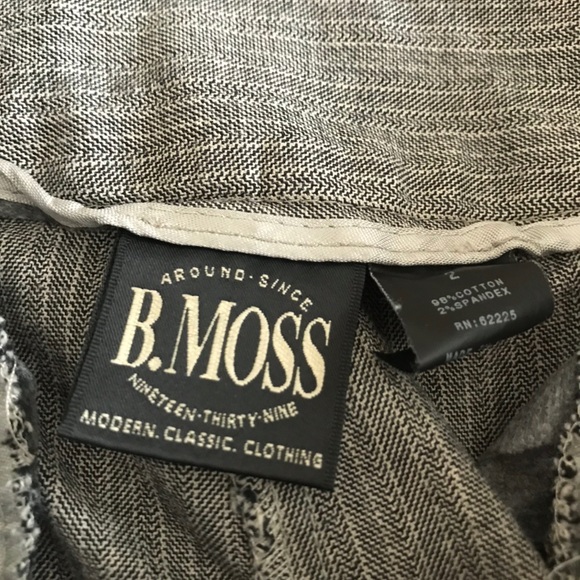 B. MOSS classic cool bootcut slacks - Picture 4 of 4